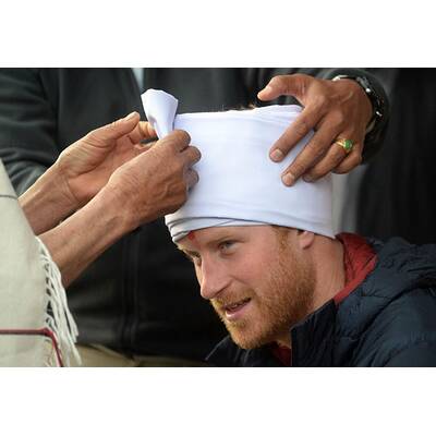 Prinz Harry auf Besuch in Nepal