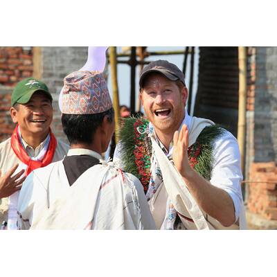 Prinz Harry auf Besuch in Nepal