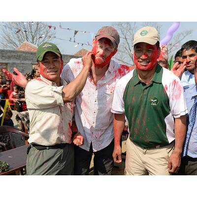 Prinz Harry auf Besuch in Nepal