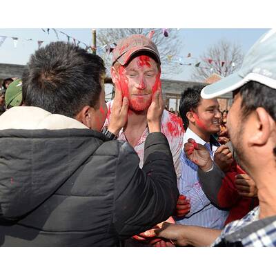 Prinz Harry auf Besuch in Nepal