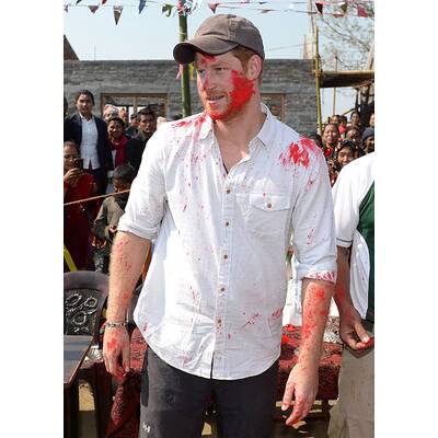 Prinz Harry auf Besuch in Nepal