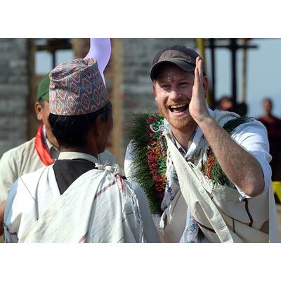 Prinz Harry auf Besuch in Nepal