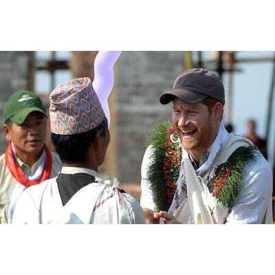 Prinz Harry auf Besuch in Nepal