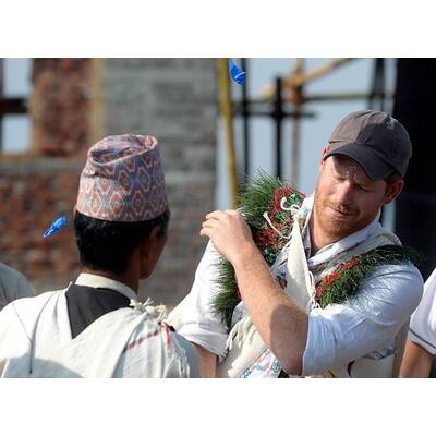 Prinz Harry auf Besuch in Nepal