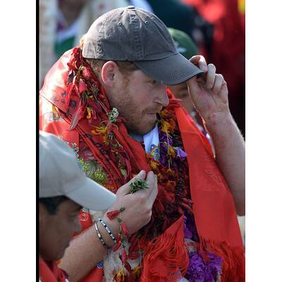Prinz Harry auf Besuch in Nepal