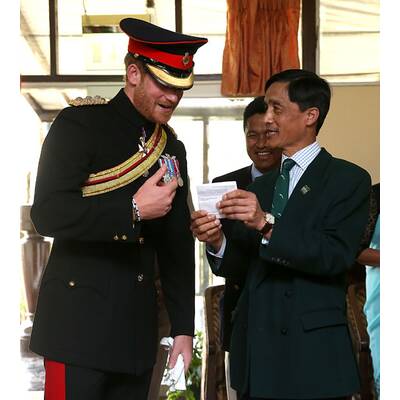 Prinz Harry auf Besuch in Nepal