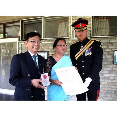 Prinz Harry auf Besuch in Nepal