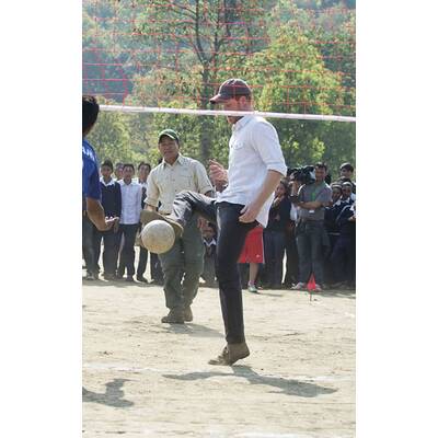 Prinz Harry auf Besuch in Nepal
