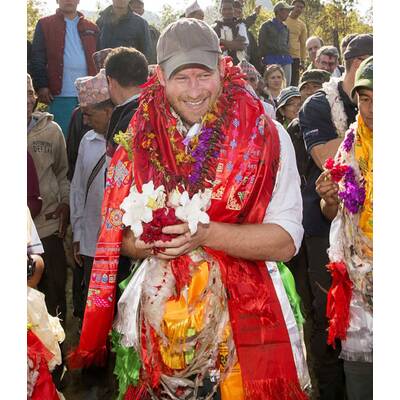 Prinz Harry auf Besuch in Nepal