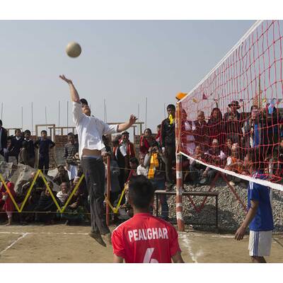 Prinz Harry auf Besuch in Nepal