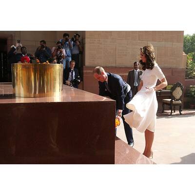 Herzogin Kate: Marilyn-Moment in Indien