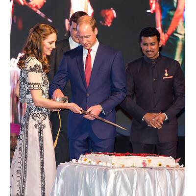 Herzogin Kate & Prinz William in Indien