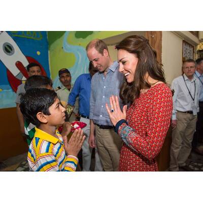 Herzogin Kate & Prinz William in Indien