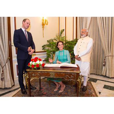 Herzogin Kate & Prinz William in Indien