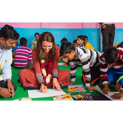 Herzogin Kate & Prinz William in Indien