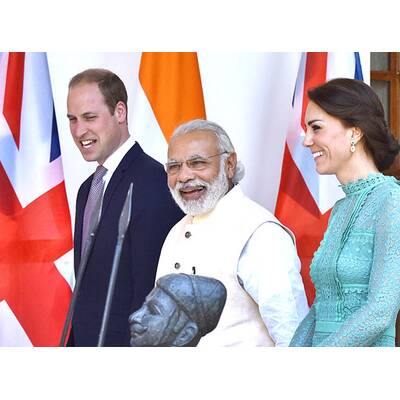 Herzogin Kate & Prinz William in Indien