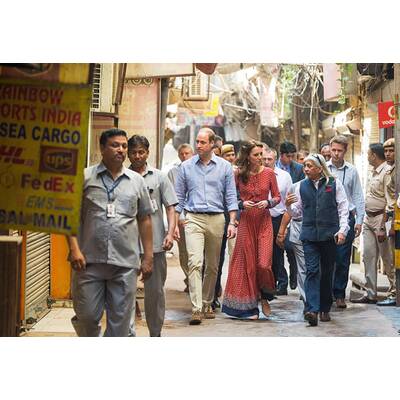 Herzogin Kate & Prinz William in Indien