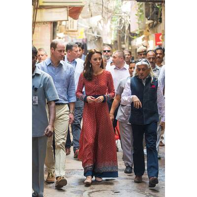 Herzogin Kate & Prinz William in Indien