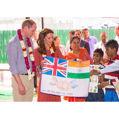 Herzogin Kate & Prinz William in Indien
