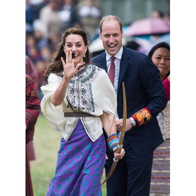 Herzogin Kate & Prinz William in Indien