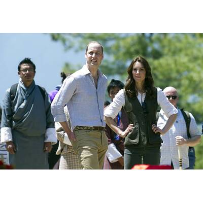 Herzogin Kate & Prinz William in Indien