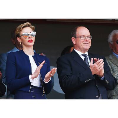 Fürstin Charlène & Albert turteln bei Tennisturnier