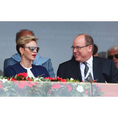 Fürstin Charlène & Albert turteln bei Tennisturnier