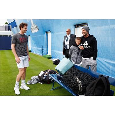 Romeo Beckham: Tennis-Stunde bei Andy Murray