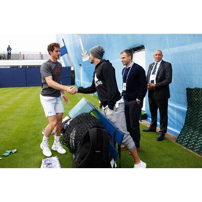 Romeo Beckham: Tennis-Stunde bei Andy Murray