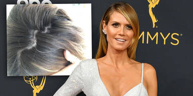 Heidi Klum und ihr erstes graues Haar