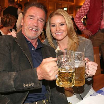 Arnold Schwarzenegger am Münchner Oktoberfest