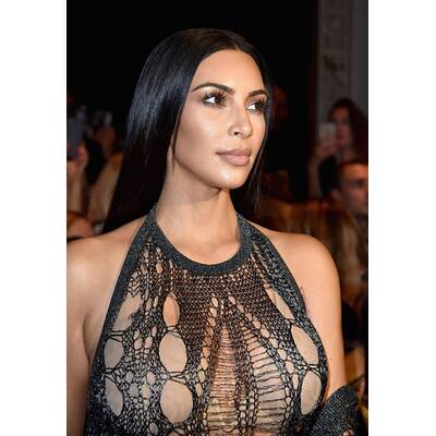 Kim Kardashian im Nacktkleid auf Fashion Week