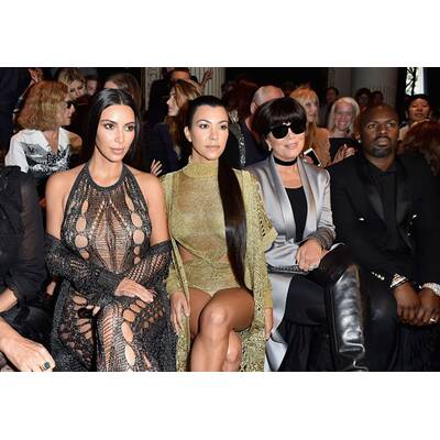Kim Kardashian im Nacktkleid auf Fashion Week