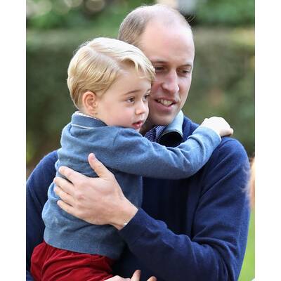 Prinzessin Charlotte und Prinz George auf Kinderparty