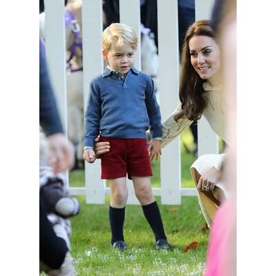 Prinzessin Charlotte und Prinz George auf Kinderparty