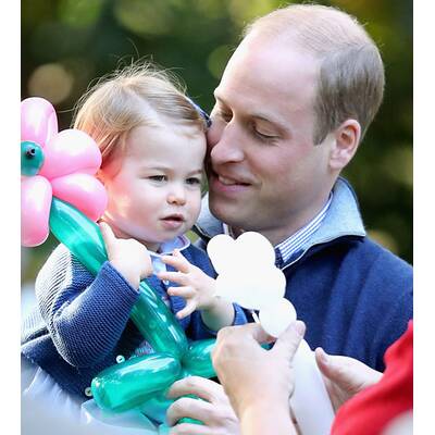 Prinzessin Charlotte und Prinz George auf Kinderparty