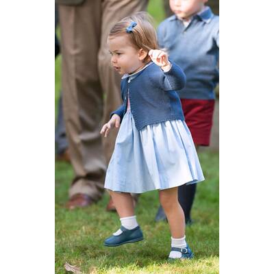 Prinzessin Charlotte und Prinz George auf Kinderparty