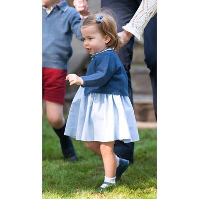 Prinzessin Charlotte und Prinz George auf Kinderparty