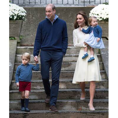 Prinzessin Charlotte und Prinz George auf Kinderparty