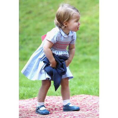 Prinzessin Charlotte und Prinz George auf Kinderparty