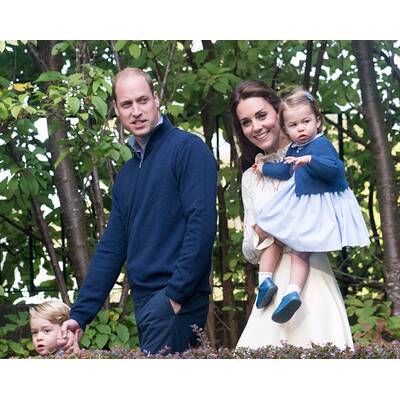 Prinzessin Charlotte und Prinz George auf Kinderparty