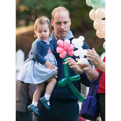 Prinzessin Charlotte und Prinz George auf Kinderparty