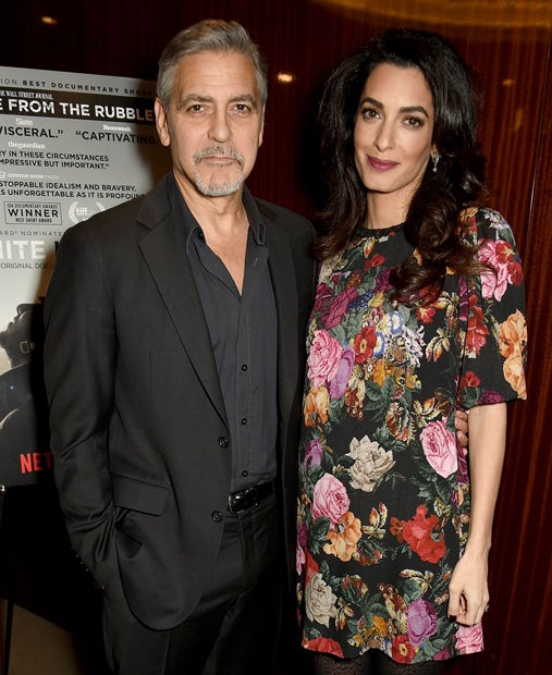 George & Amal Clooney