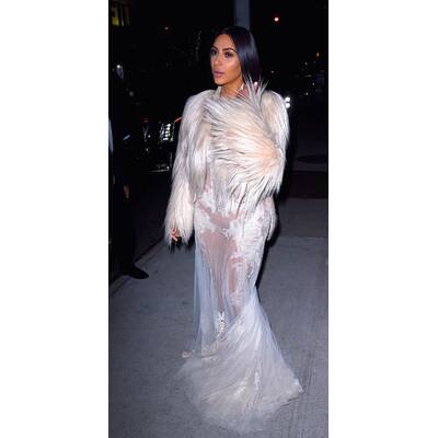 Kim Kardashian: Sexy Auftritt in Spitze