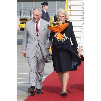 Prinz Charles & Camilla: Ankunft in Wien-Schwechat