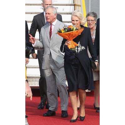 Prinz Charles & Camilla: Ankunft in Wien-Schwechat