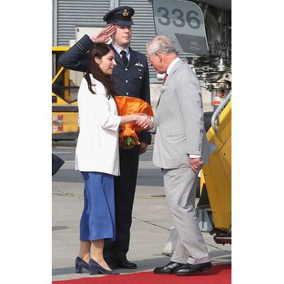 Prinz Charles & Camilla: Ankunft in Wien-Schwechat