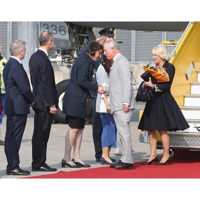 Prinz Charles & Camilla: Ankunft in Wien-Schwechat