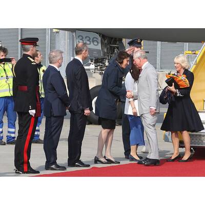 Prinz Charles & Camilla: Ankunft in Wien-Schwechat