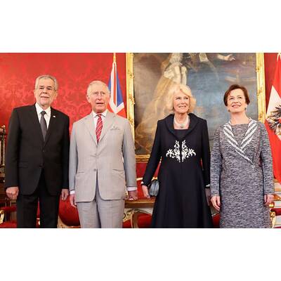 Prinz Charles & Camilla in der Hofburg